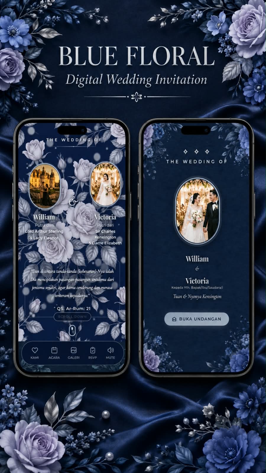 Blue Floral